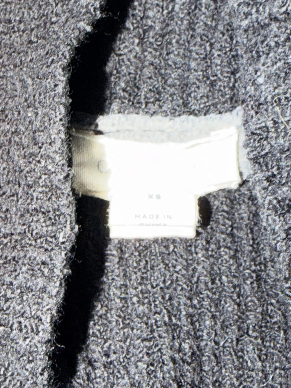 Caslon Black Body with Gray Sleeves Knit sweater